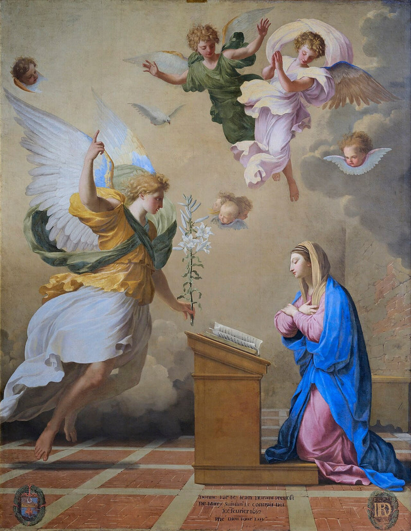 Zvěstování - Eustache Le Sueur