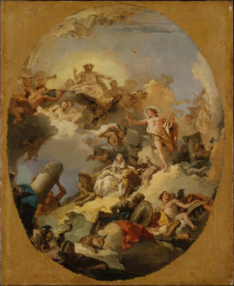 Apoteóza španělské monarchie - Giovanni Battista Tiepolo
