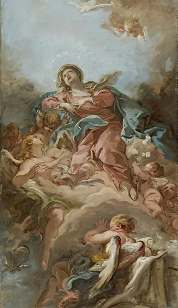 Nanebevzetí Panny Marie - François Boucher