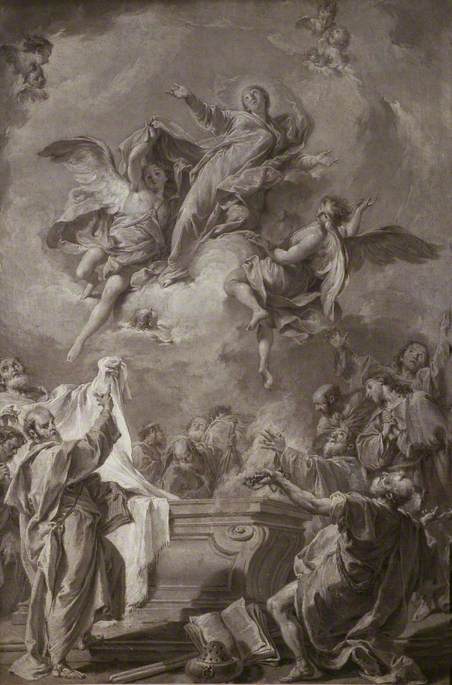 Nanebevzetí Panny Marie - Giovanni Battista Pittoni