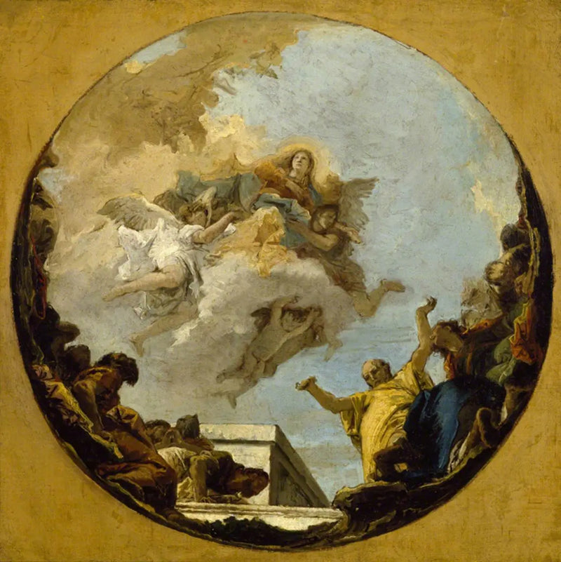 Nanebevzetí Panny Marie - Giovanni Battista Tiepolo