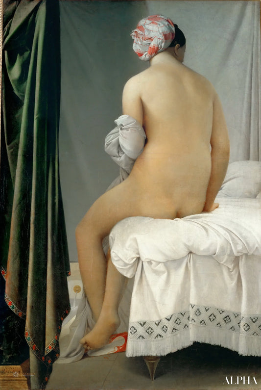 Le baigneur - Jean-Auguste-Dominique Ingres - Reproductions de tableaux et peintures haut de gamme