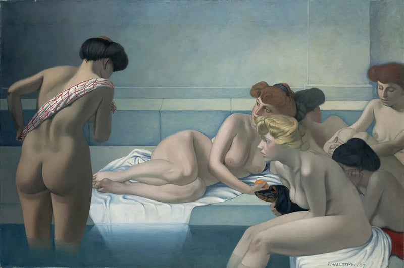Turecká koupel - Félix Vallotton