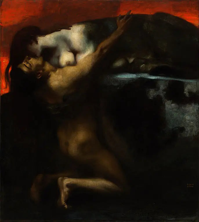 Polibek Sfingy - Franz Von Stuck