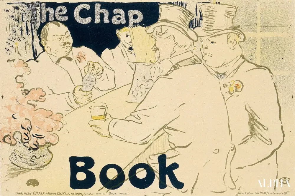 Le bar irlandais et américain, rue royale (pour the chap book), 1895 - Toulouse Lautrec - Reproductions de tableaux et peintures haut de gamme