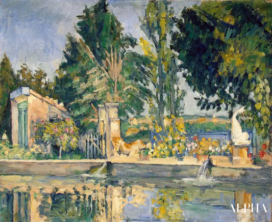 Le Bassin du Jas de Bouffan - Paul Cézanne - Reproductions de tableaux et peintures haut de gamme