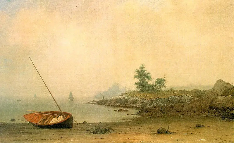 Uvízlá loď - Martin Johnson Heade