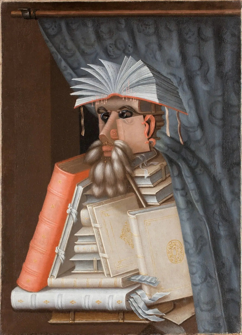 Le knihovník - Giuseppe Arcimboldo