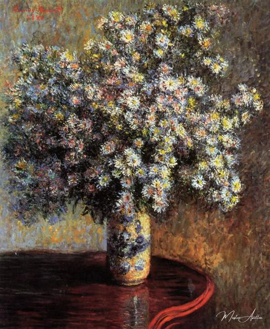 Le bouquet d'asters - Claude Monet - Reproductions de tableaux et peintures haut de gamme