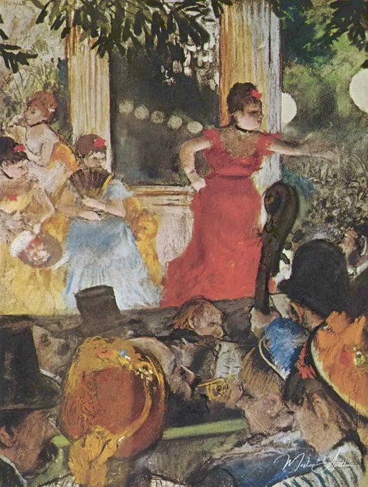 Le Café-Concert des Ambassadeurs - Edgar Degas - Reproductions de tableaux et peintures haut de gamme