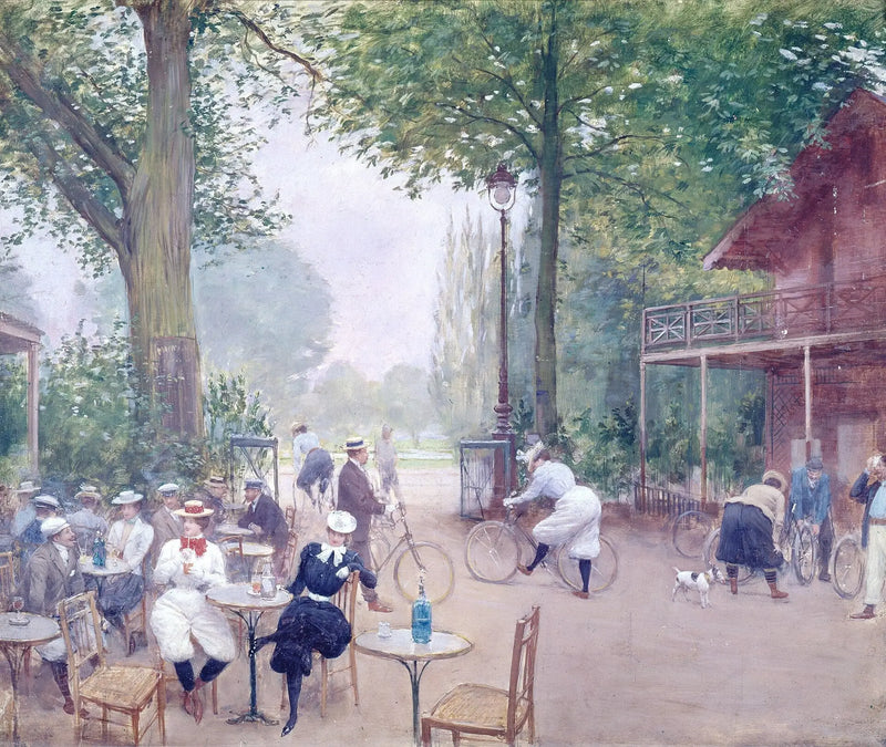 Chalet z cyklu v Bois de Boulogne - Jean Béraud