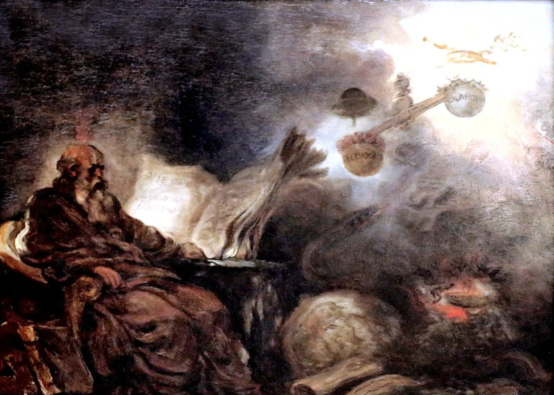 Píseň Plutarcha - Jean-Honoré Fragonard