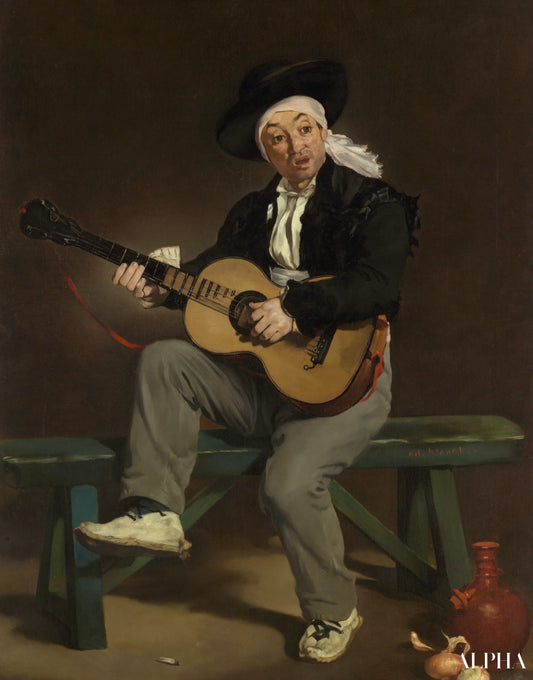Le Chanteur espagnol - Edouard Manet - Reproductions de tableaux et peintures haut de gamme