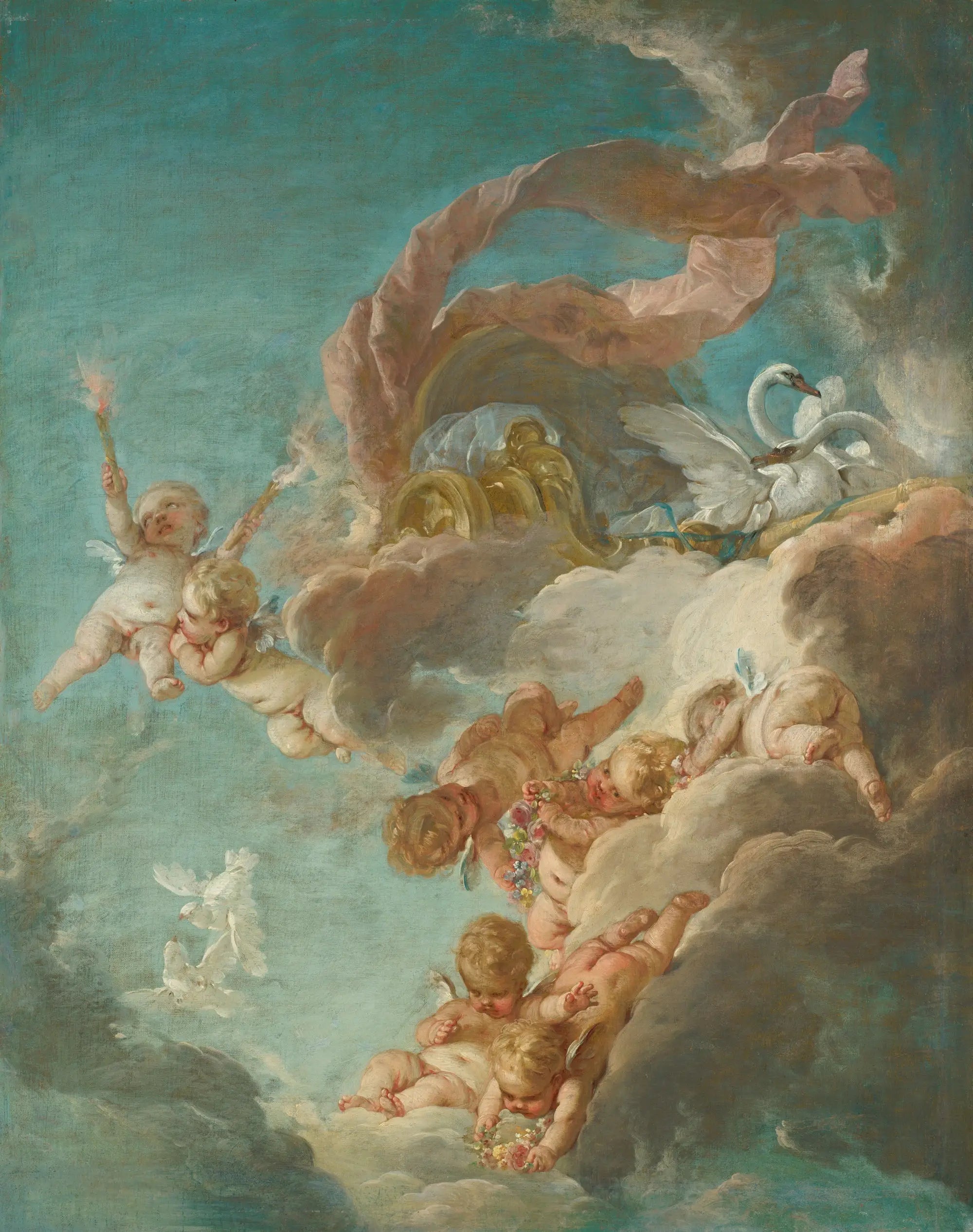 Le char de Vénus - François Boucher - Alpha Reproduction