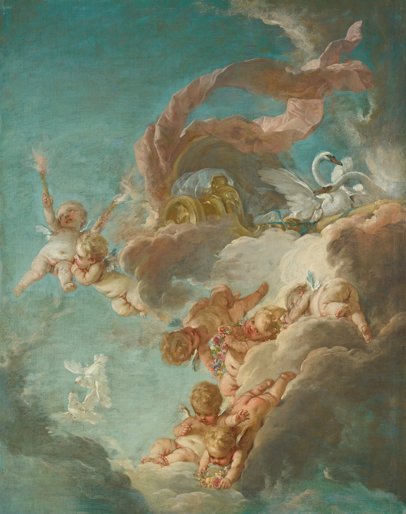 Venušin vůz - François Boucher