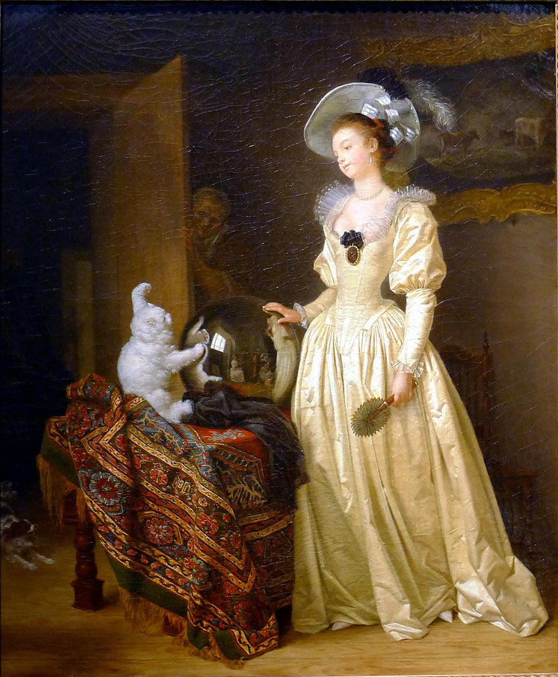 Angorský kočka - Jean-Honoré Fragonard