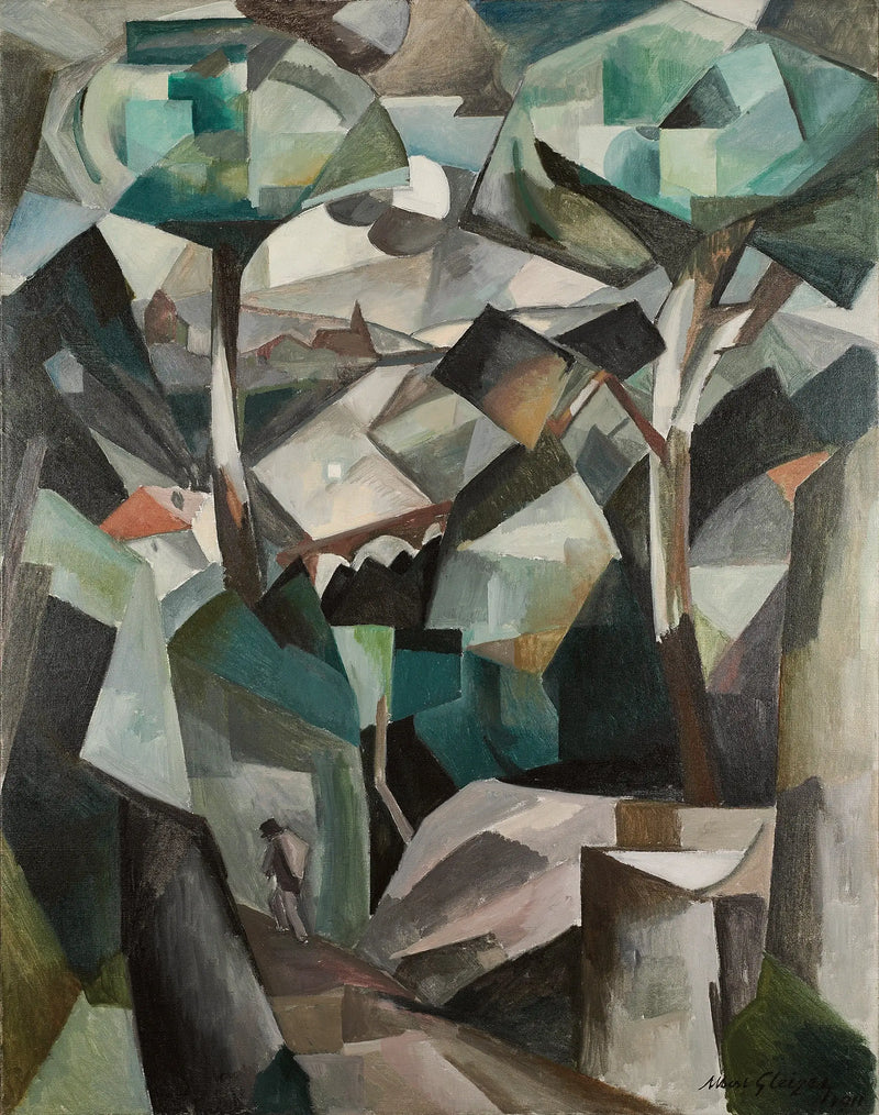 Cesta, Krajina v Meudon - Albert Gleizes