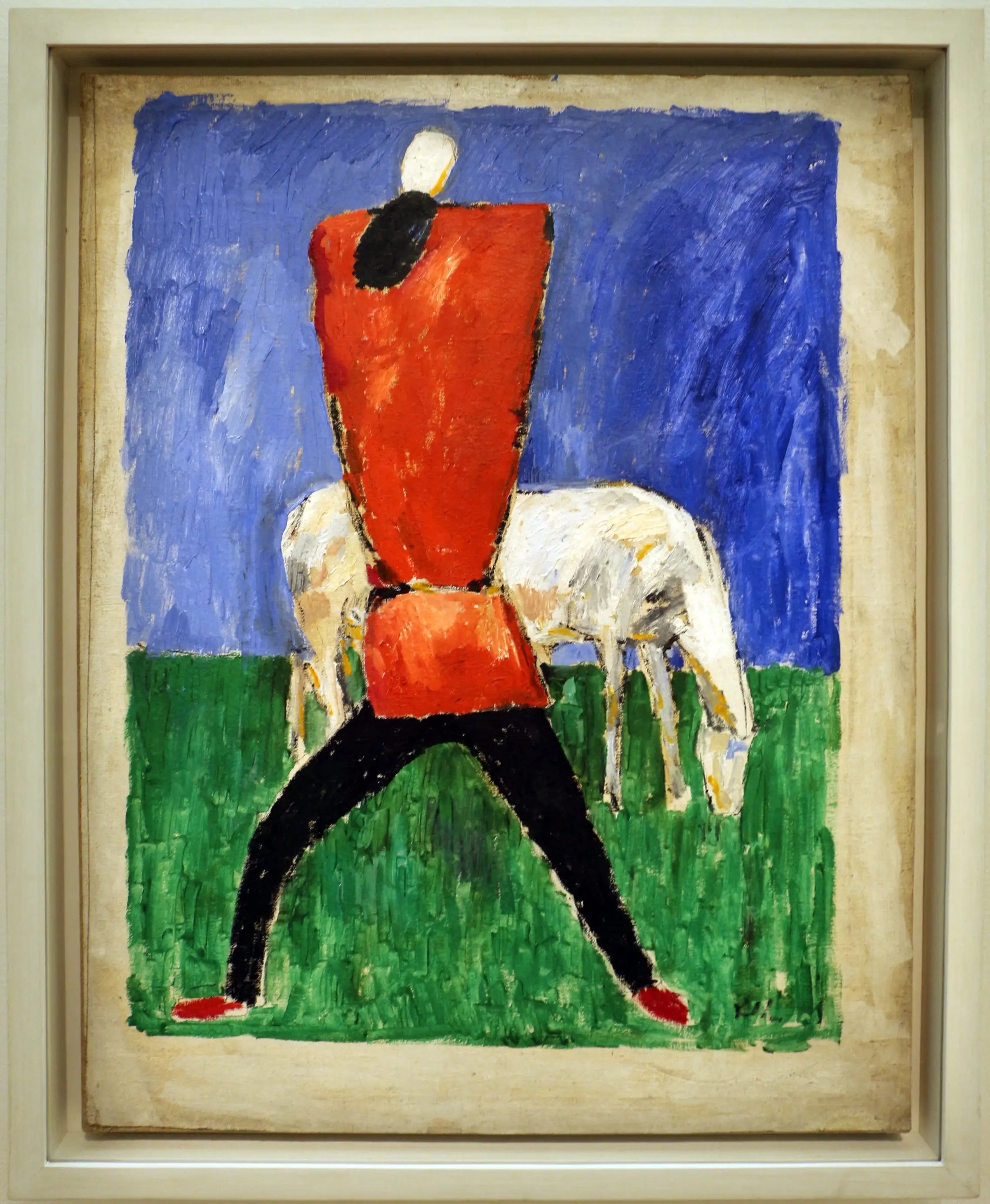 Le Cheval blanc - Kazimir Malevich - Alpha Reproduction