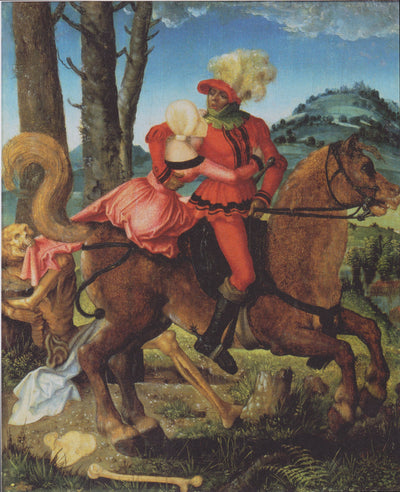 Le Chevalier la Jeune Fille et la Mort - Hans Baldung Grien - Alpha Reproduction