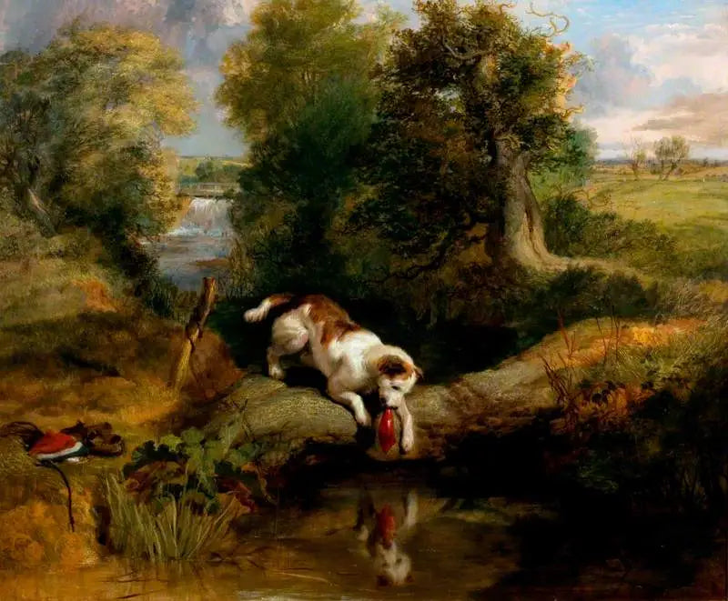 Pes a stín - Edwin Henry Landseer