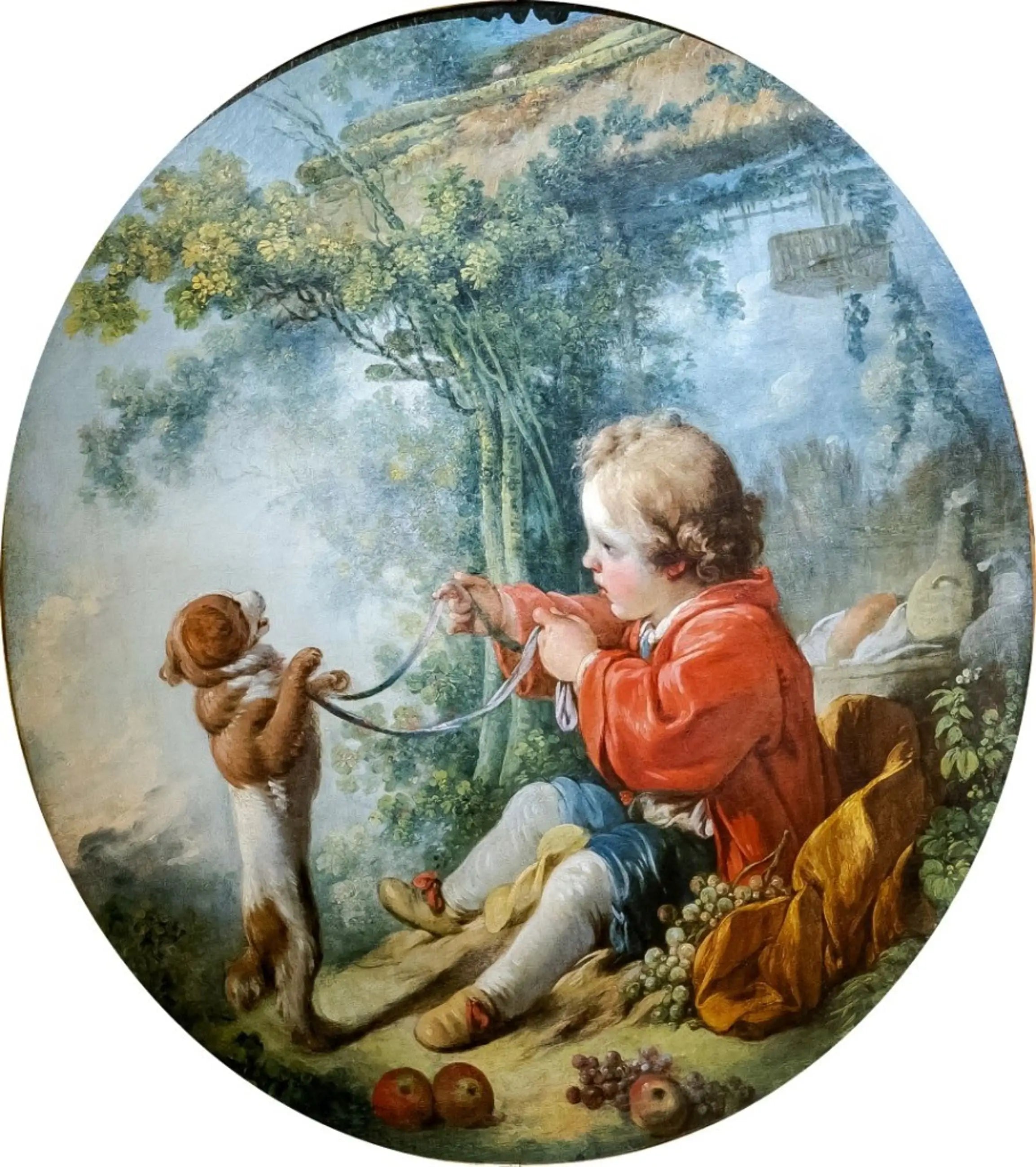 Le Chien savant - Jean-Honoré Fragonard - Alpha Reproduction