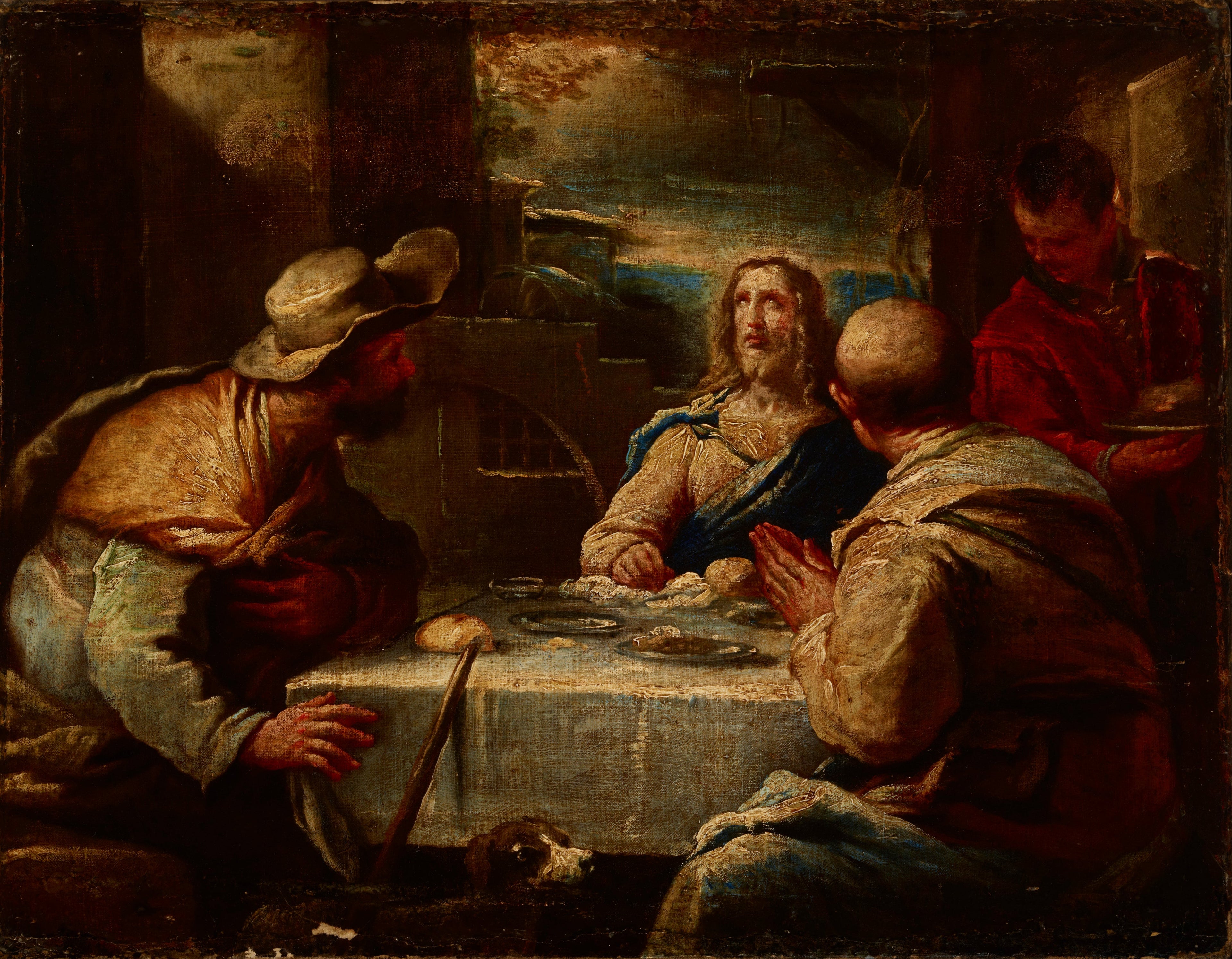 Le Christ à Emmaüs - Luca Giordano - Alpha Reproduction