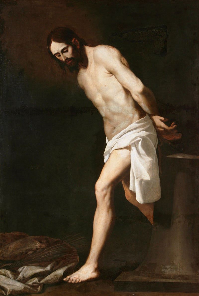Kristus u sloupu - Francisco de Zurbarán