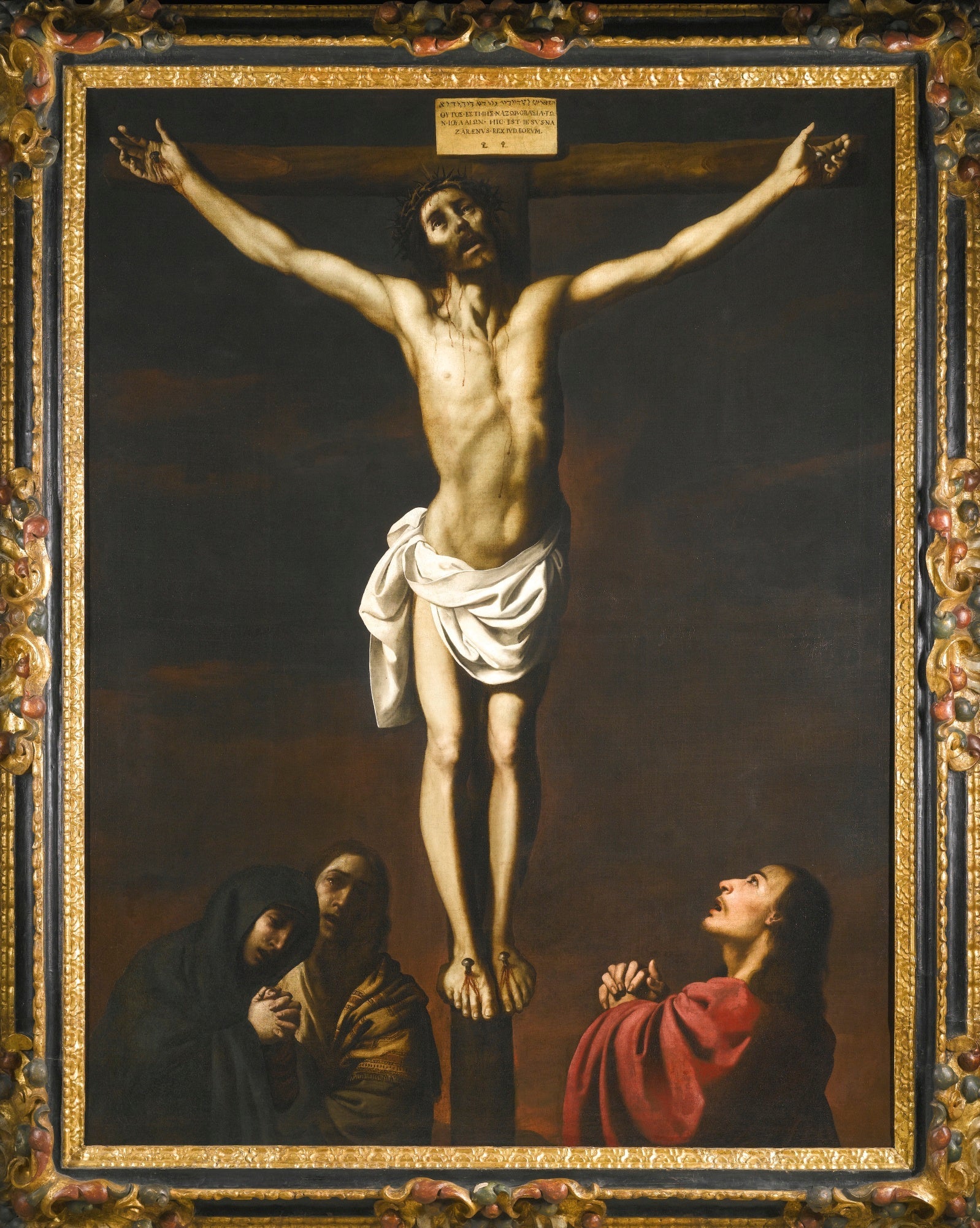 Le Christ en croix avec saint Jean Marie-Madeleine et la Vierge - Francisco de Zurbarán - Alpha Reproduction