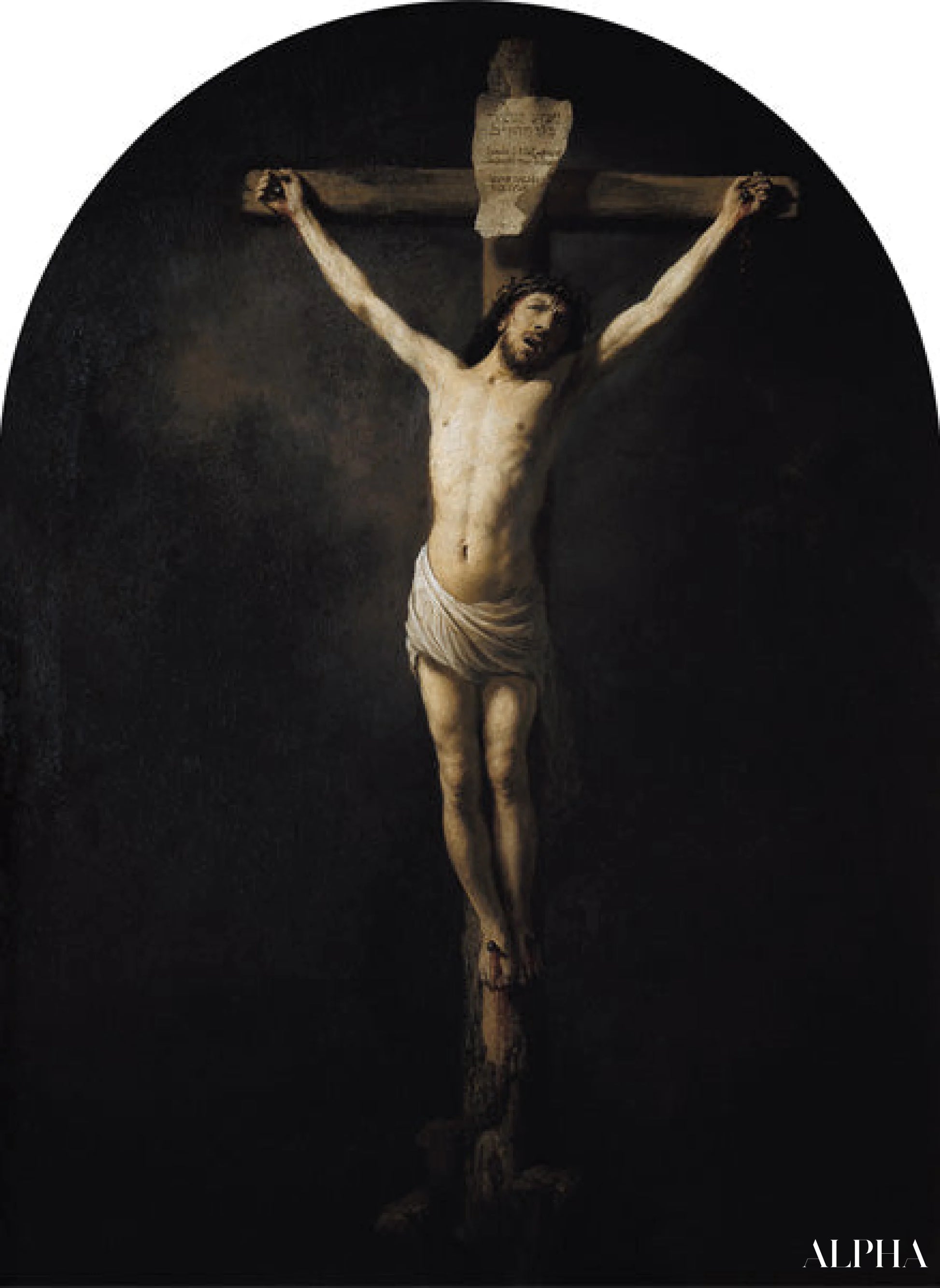 Le Christ en croix - Rembrandt van Rijn - Reproductions de tableaux et peintures haut de gamme