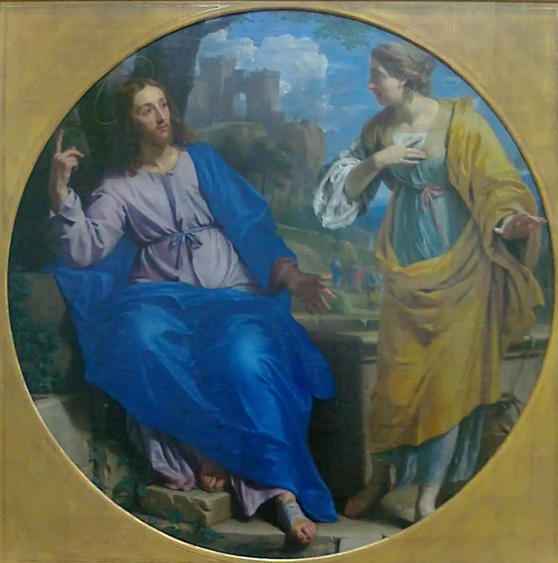 Kristus a Samařanka - Philippe de Champaigne