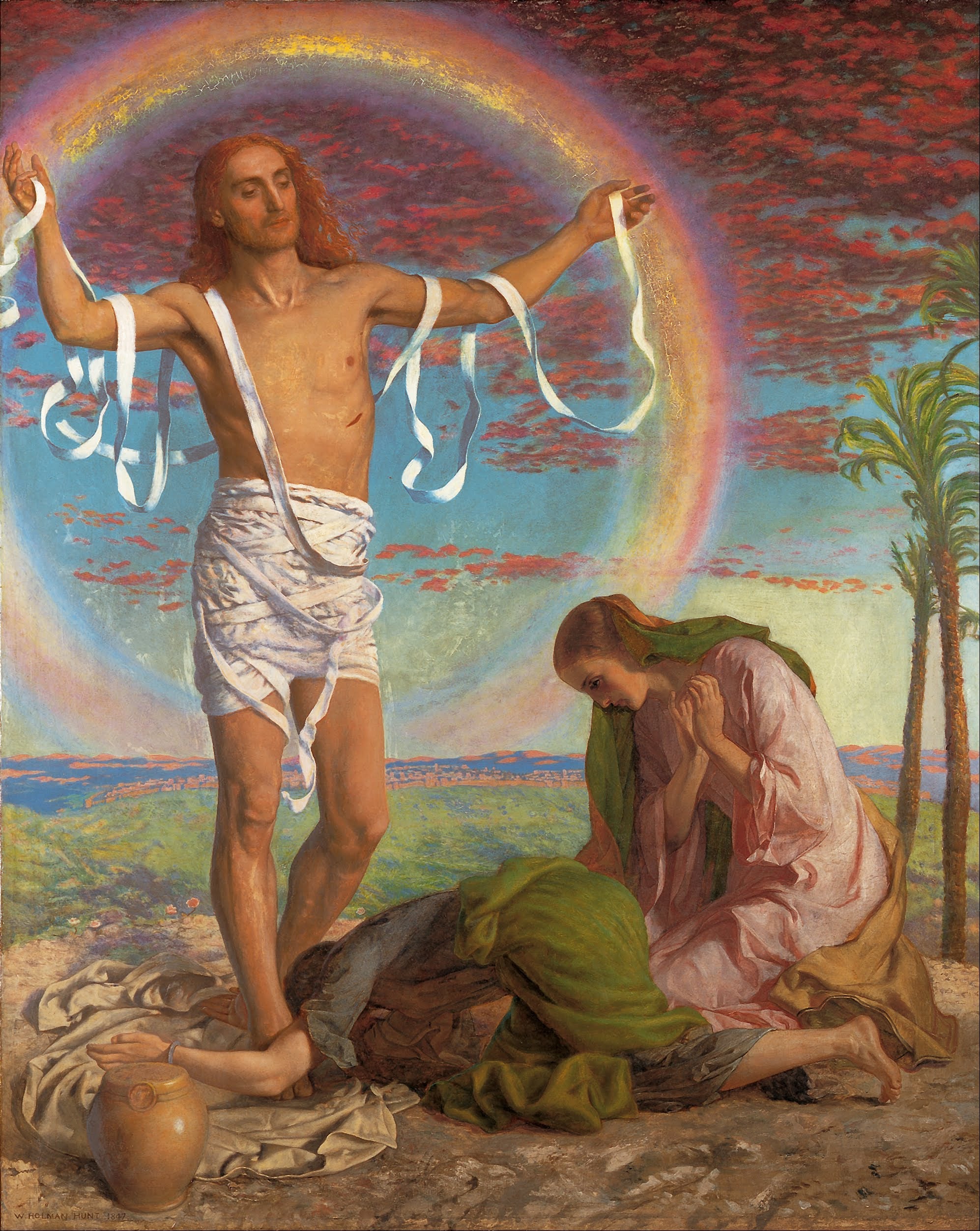 Le Christ et les deux Maries - William Holman Hunt - Alpha Reproduction