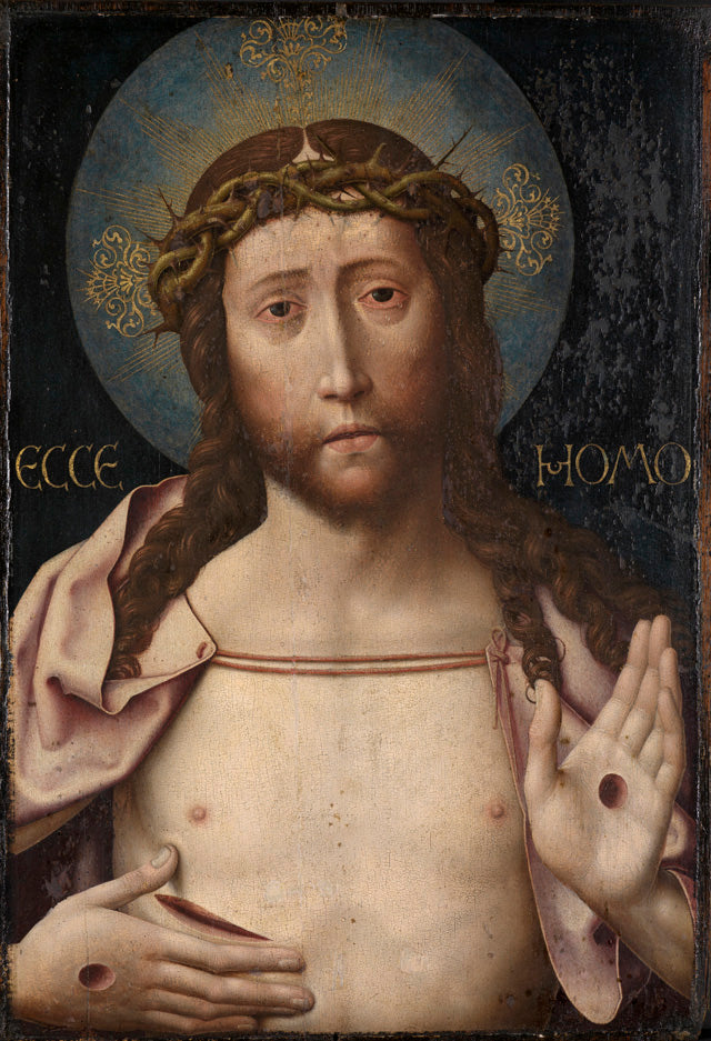 Kristus ukazující své rány (Jan 20: 25-26) - Dirk Bouts