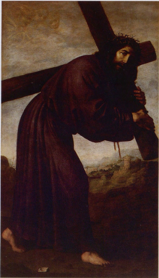 Kristus nesoucí kříž - Francisco de Zurbarán