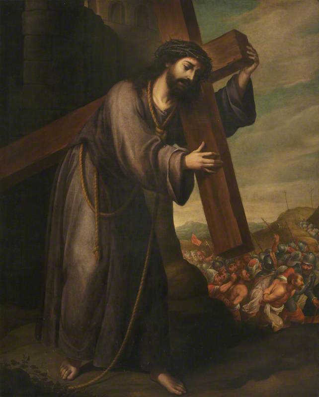 Le Christ portant sa croix sur le chemin du Calvaire - Juan de Valdés Leal - Alpha Reproduction