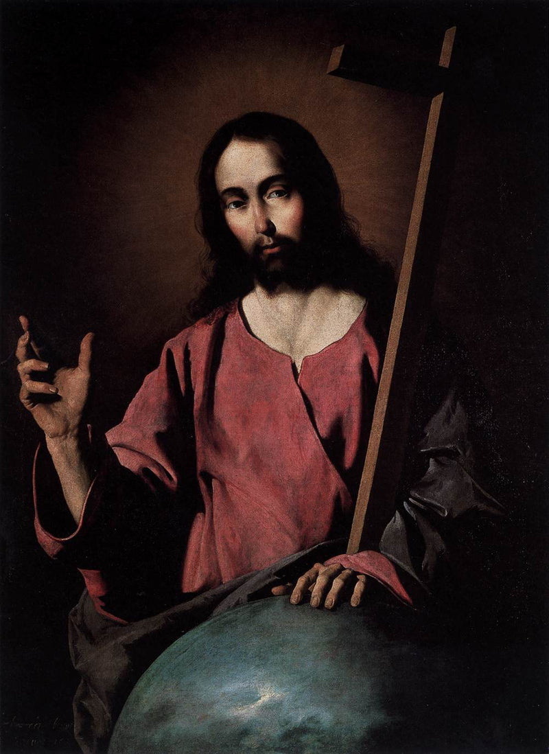 Kristus Spasitel žehná - Francisco de Zurbarán