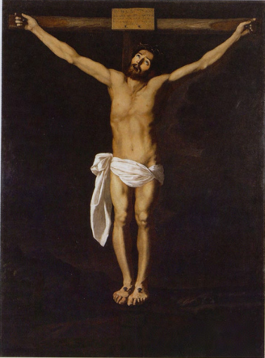Kristus na kříži - Francisco de Zurbarán
