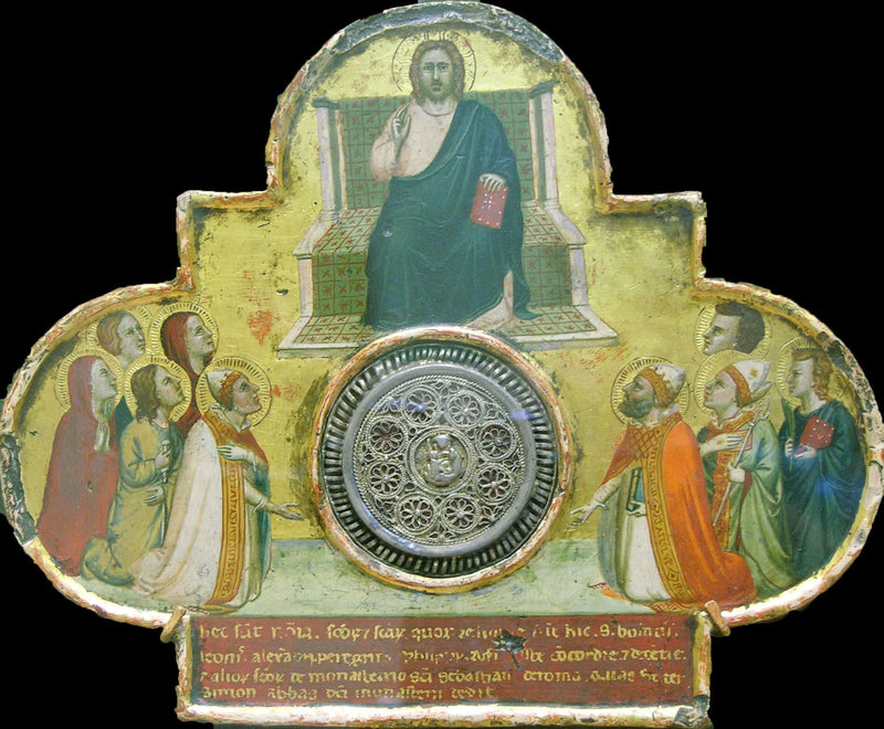 Kristus Sedící s svatými - Bernardo Daddi