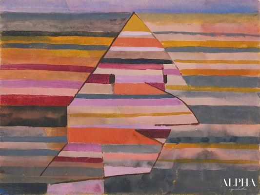 Le Clown de la Pyramide - Paul Klee - Reproductions de tableaux et peintures haut de gamme