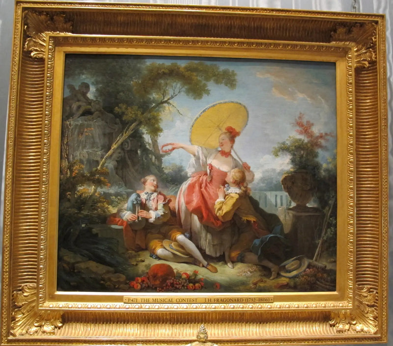 Hudební soutěž - Jean-Honoré Fragonard