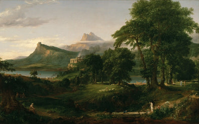 Le Cours de l’Empire: l’état d’Arcadie ou pastorale - Thomas Cole - Alpha Reproduction