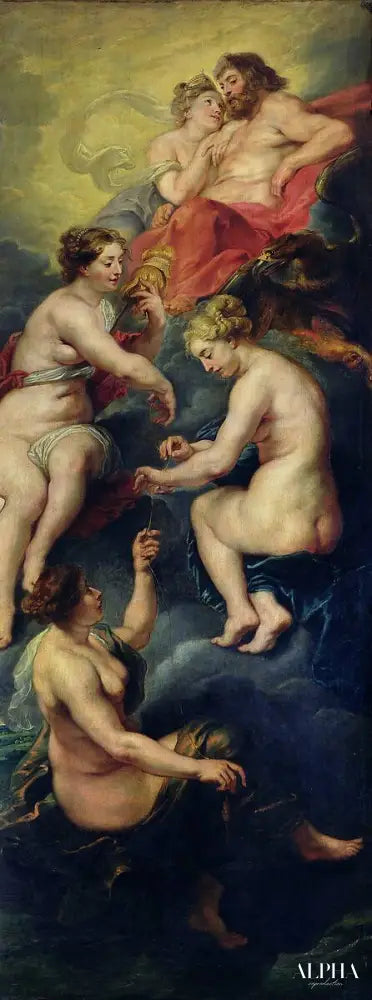 Le Cycle Médicis : Les trois destins qui prédisent l'avenir de Marie de Médicis - Peter Paul Rubens - Reproductions de tableaux et peintures haut de gamme