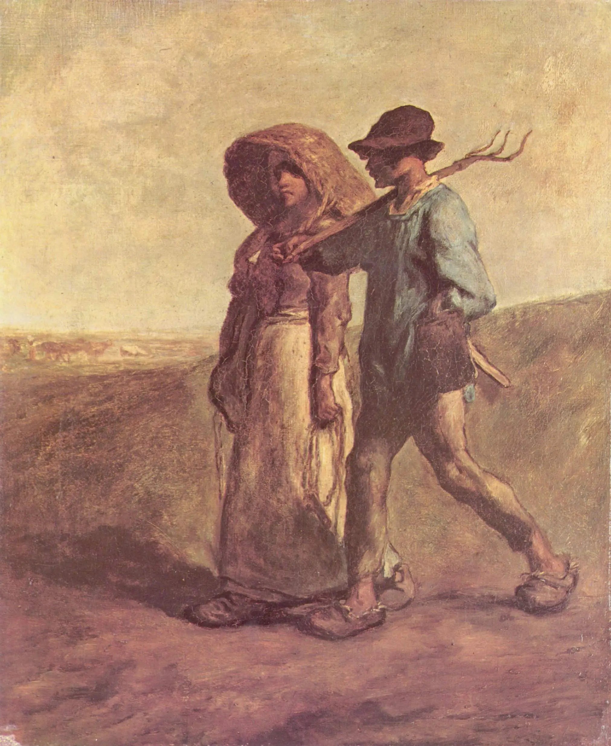 Le Départ pour le travail - Jean-François Millet - Alpha Reproduction
