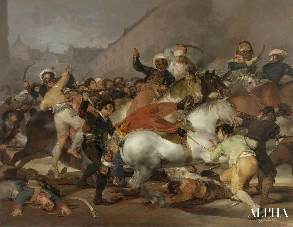 Le deux mai - Francisco de Goya - Reproductions de tableaux et peintures haut de gamme