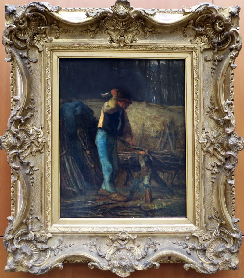 Dělník na dřevo - Jean-François Millet
