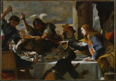 Le festin d’Absalom - Mattia Preti - Alpha Reproduction
