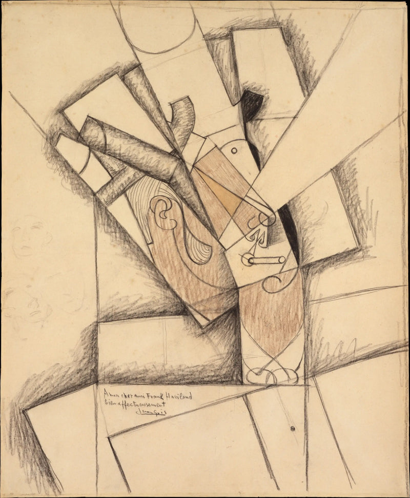 Kuřák - Juan Gris