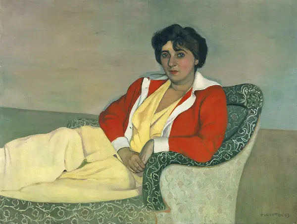 Červená vesta - Félix Vallotton