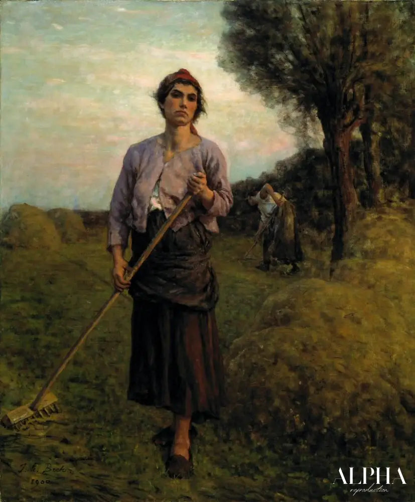 Le Gleaner - Jules Breton - Reproductions de tableaux et peintures haut de gamme