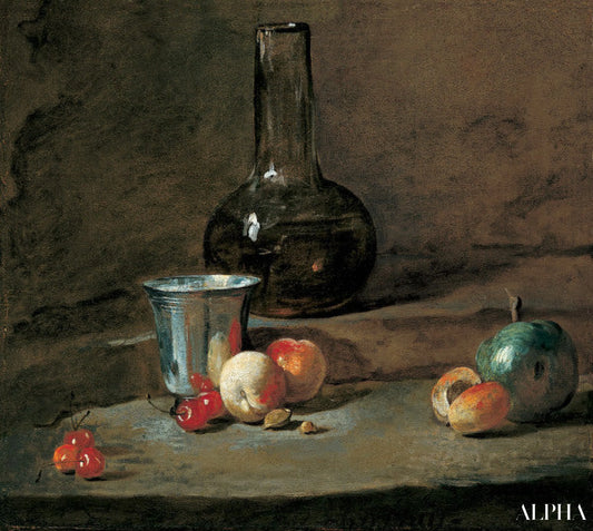 Le gobelet d'argent - Jean Siméon Chardin - Reproductions de tableaux et peintures haut de gamme