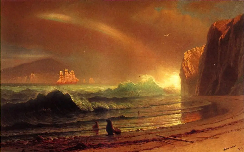 Zlatá brána - Albert Bierstadt